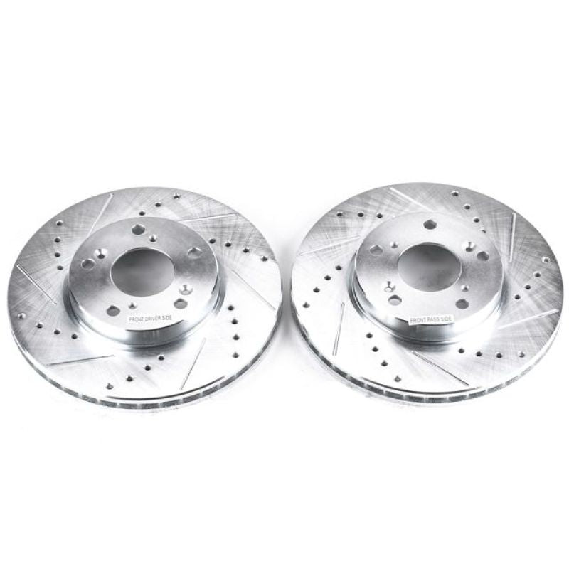 PowerStop Power Stop 14-15 Acura ILX Front Evolution Drilled & Slotted Rotors - Pair