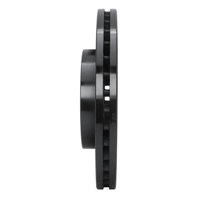 R1 Concepts R1 92-98 Lexus SC300 Front Right Drilled & Slotted Black Brake Rotor