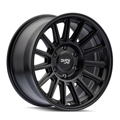 Dirty Life Journey 9316 17x8.5 / 5x127 BP / 0mm Offset / 78.1mm Hub Matte Black Wheel