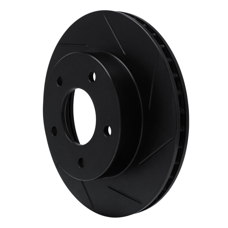 R1 Concepts R1 75-79 Lincoln Continental Rear Right Slotted Black Brake Rotor