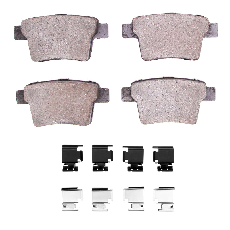 R1 Concepts R1 05-09 Mercury Montego Rear Euro Ceramic Brake Pads and Hardware Kit