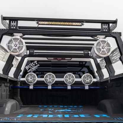 DS18 Marine And Psports Towers With 10in 1in Driver 300 Watts RMS RGB LED Lights Black Carbon Fiber