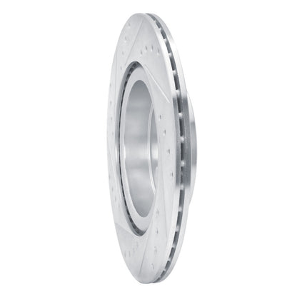 R1 Concepts R1 19-24 Infiniti QX50 Rear Right Drilled & Slotted Silver Brake Rotor