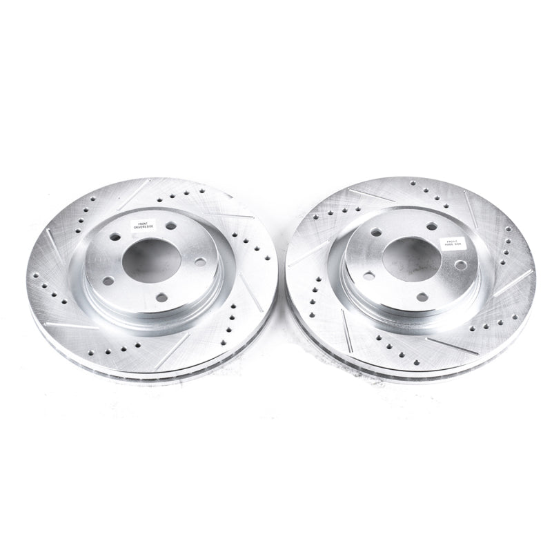 PowerStop Power Stop 11-17 Nissan Juke Front Evolution Drilled & Slotted Rotors - Pair