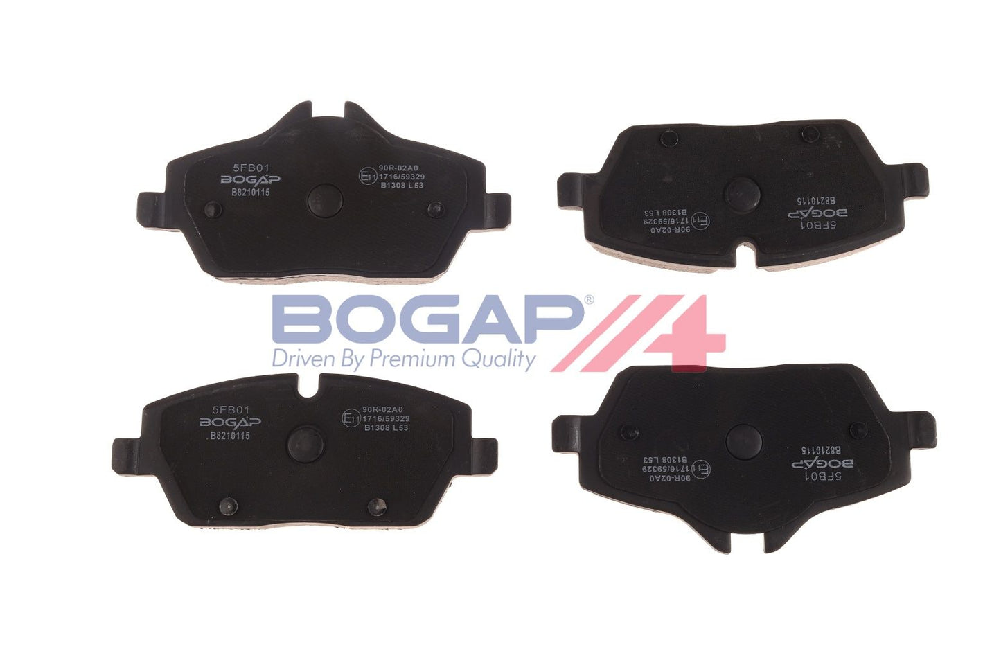 BOGAP B8210115 Brake Pad Set, Disc Brake