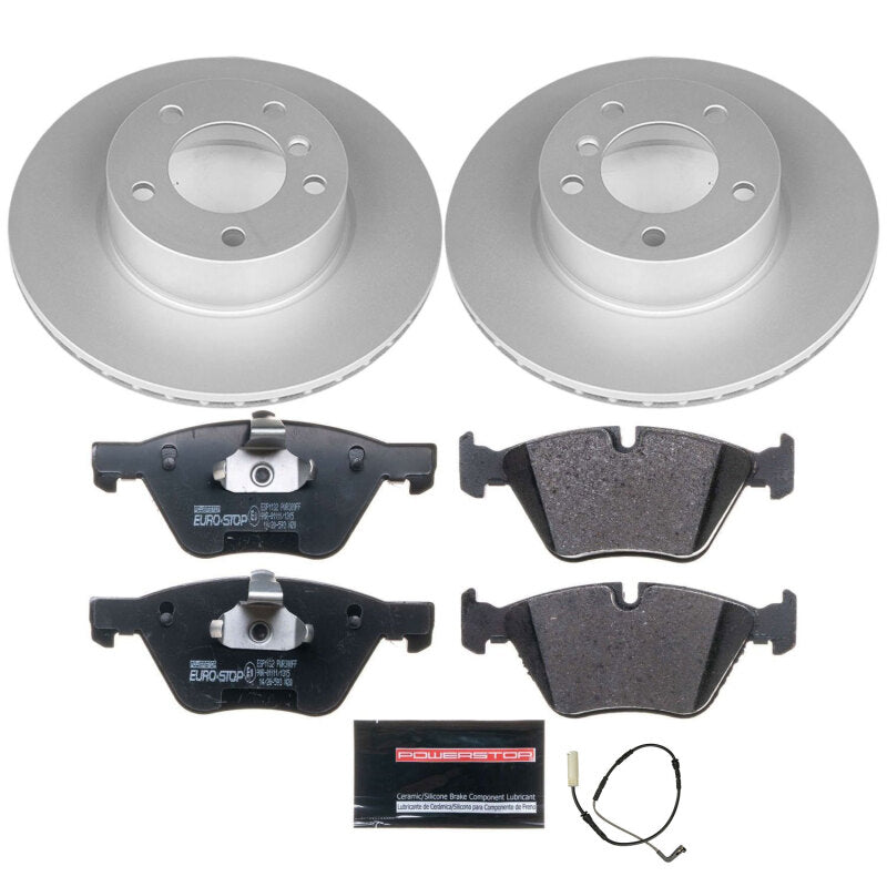 PowerStop Power Stop 2007 BMW 328i Front Euro-Stop Brake Kit