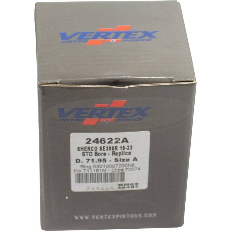 Vertex Pistons Vertex Piston 16-24 Sherco SE-R 300 300cc Cast Replica Piston Kit