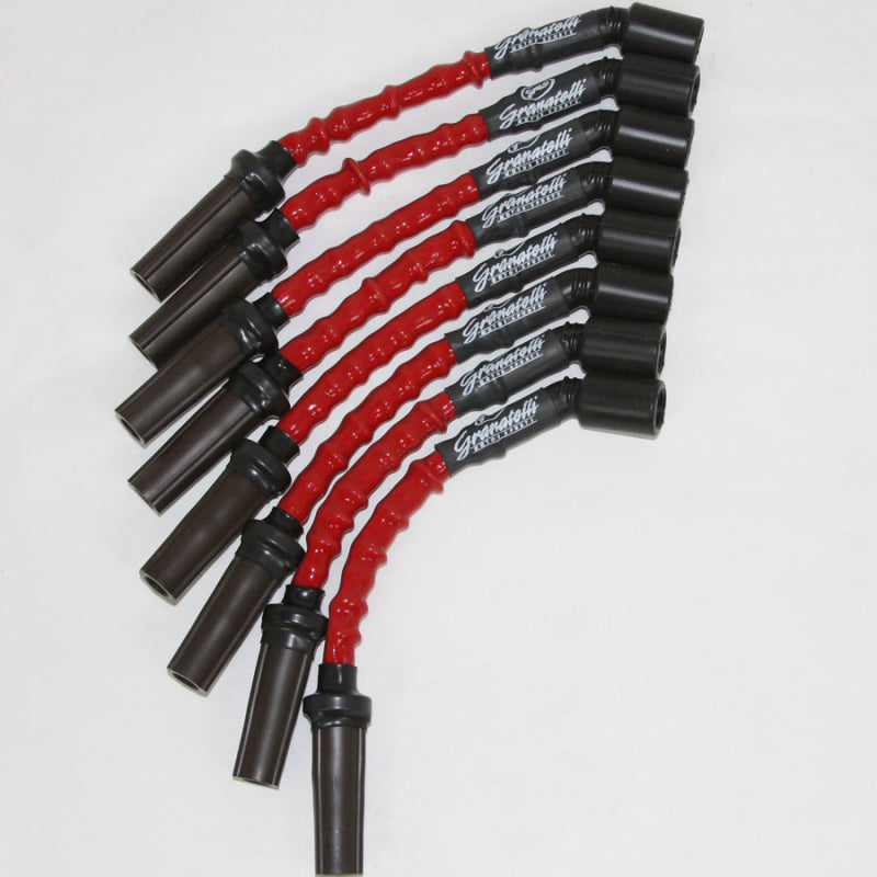 Granatelli Motor Sports Granatelli 14-23 GM L83 5.3L/L86 6.2L Hi-Perf Coil-Near-Plug Wire Conn Kit w/Red Jacket