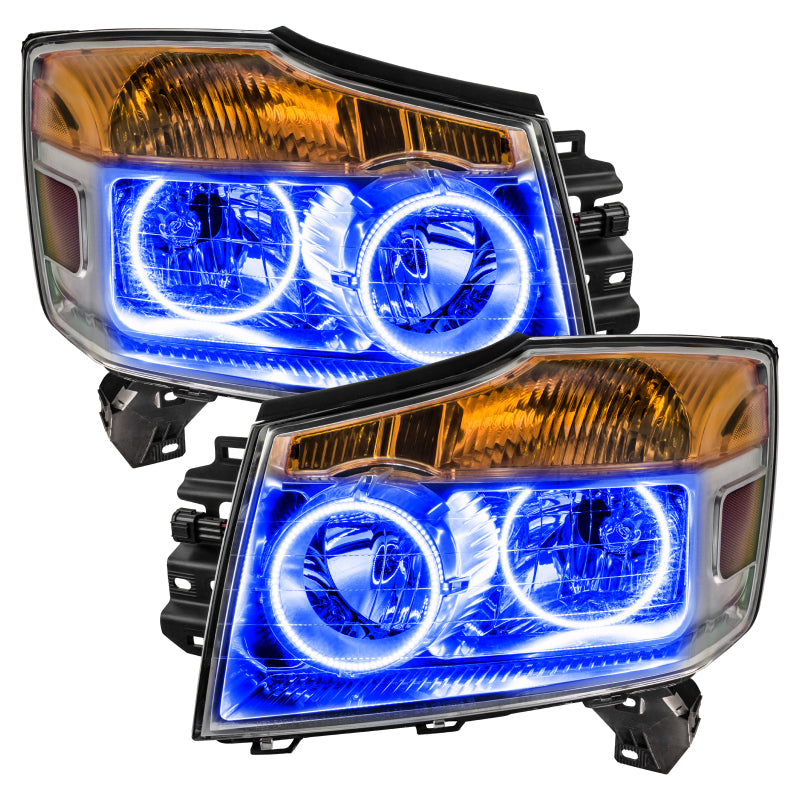 ORACLE Lighting Oracle Nissan Titan 08-15 Halo Kit - ColorSHIFT