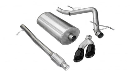 CORSA Performance Corsa 2010-2013 Chevrolet Silverado Crew Cab/Short Bed 1500 4.8L V8 Black Sport Cat-Back Exhaust