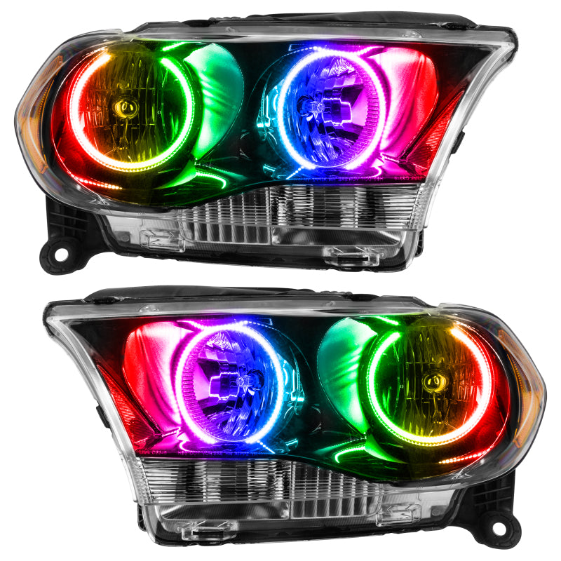 ORACLE Lighting Oracle 11-13 Dodge Durango SMD HL Halogen - Black - ColorSHIFT w/o Controller