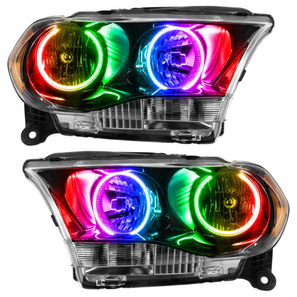 ORACLE Lighting Oracle 11-13 Dodge Durango SMD HL Halogen - Black - ColorSHIFT w/o Controller