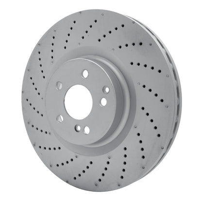 DFC 08-21 Mercedes-Benz C63 AMG Front Drilled GeoSPEC Coated Rotor