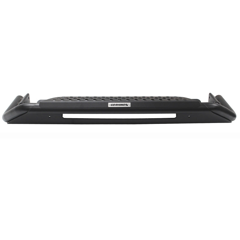 Go Rhino RC3 LR Bull Bar Light-Ready Skid Plate (Front Guard ONLY No Lights/Brackets) - Tex. Blk