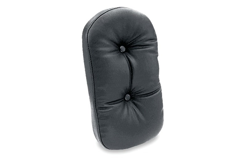 Mustang Motorcycle Mustang Harley Medallion Style Sissy Bar Pad Regal (6.5 inch x 11 inch) - Black