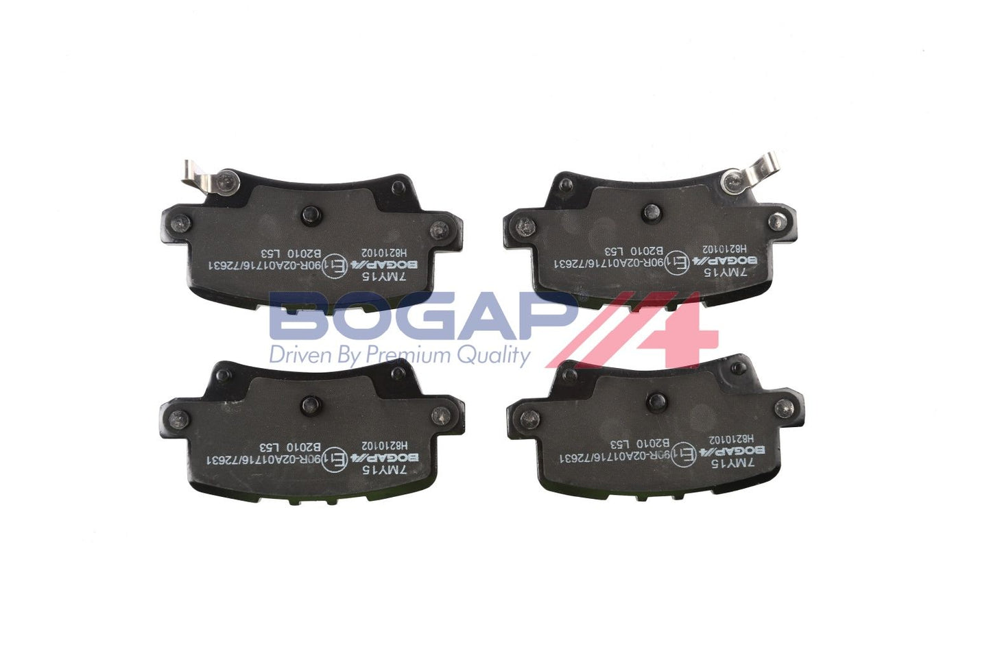 BOGAP H8210102 Brake Pad Set, Disc Brake