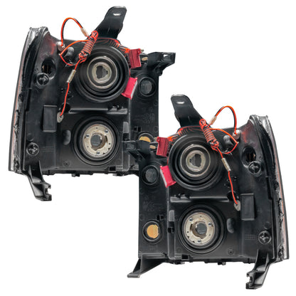 ORACLE Lighting Oracle 07-13 GMC Sierra SMD HL - Square Ring Design - ColorSHIFT w/o Controller