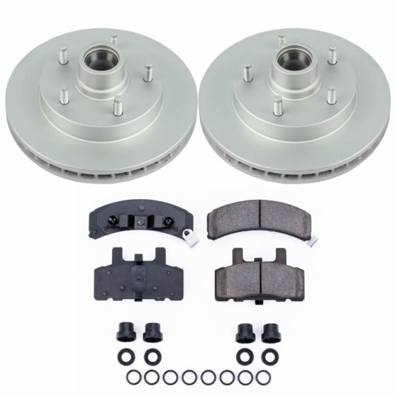 PowerStop Power Stop 94-99 Dodge Ram 1500 Front Z17 Evolution Geomet Coated Brake Kit