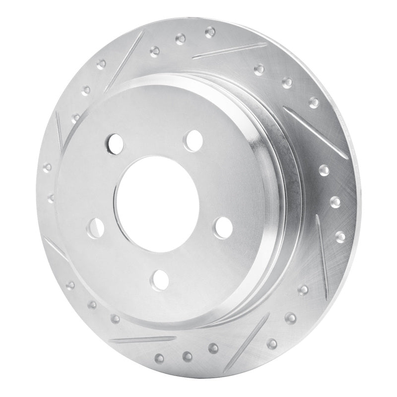 R1 Concepts R1 93-98 Jeep Grand Wagoneer Rear Left Drilled & Slotted Silver Brake Rotor