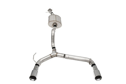CORSA Performance Corsa 21-25 Ford Bronco 2.7L 2-Door 2.75in Cat-Back Dual Rear Exhaust w/4in Straight-Cut Polish Tips