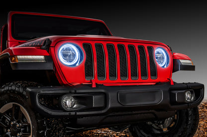 ORACLE Lighting Oracle Jeep Wrangler JL/Gladiator JT LED Surface Mount Headlight Halo Kit ColorSHIFT 2