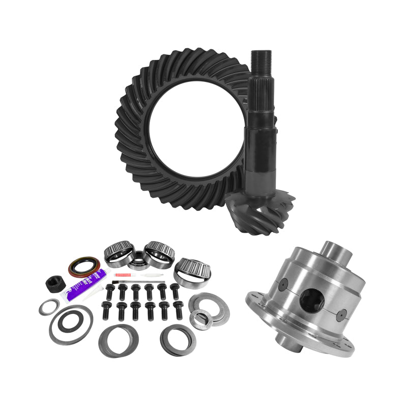 Yukon Gear & Axle Yukon Gear 11.25in Dana 80 4.11 Rear Ring & Pinion Install Kit 35 Spline Positraction 4.125in BRG