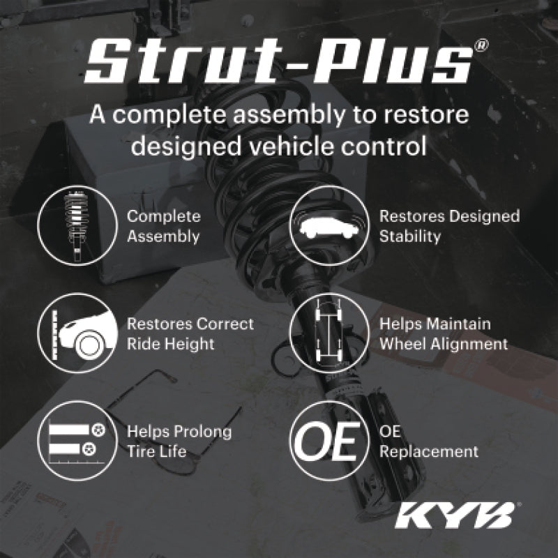 KYB 14-20 Mitsubishi Outlander FWD ES/LS 2.4L Strut-Plus Shock Assembly - Front Right