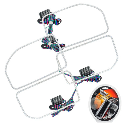 ORACLE Lighting Oracle Ford F250/350 11-16 Halo Kit (Square Ring Design) - ColorSHIFT
