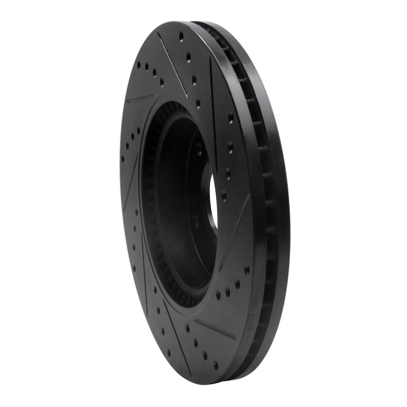 R1 Concepts R1 12-16 Kia Sportage (USA/Canada) Front Left Drilled & Slotted Black Brake Rotor