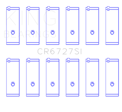King Engine Bearings Toyota 1Fzfe 4477Cc (Size +0.25mm) Connecting Rod Bearing Set