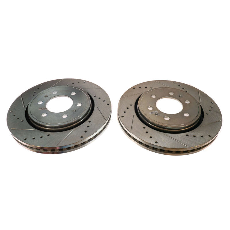 PowerStop Power Stop 07-19 Ford Expedition Front Evolution Drilled & Slotted Rotors - Pair