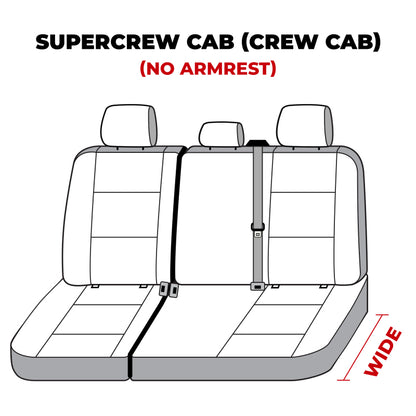 Covercraft 19-24 Ford F-250 Carhartt SeatSaver Custom Second Row Seat Covers - Brown