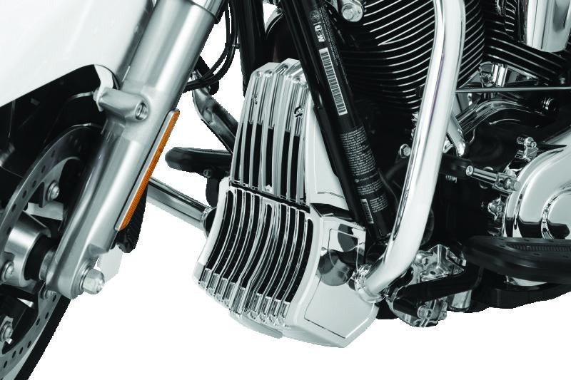 Kuryakyn Oil Cooler Cover Chrome