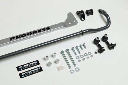 Progress Technology Progress Tech 96-00 Honda Civic Rear Sway Bar (22mm - Adjustable) Incl Bar Brace and Adj End Links