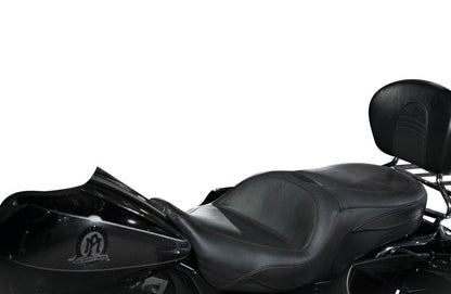 Mustang Motorcycle Mustang 97-07 Harley Road King, 06-07 Street Glide, 00-05 Eagle Sport Touring 1PC Seat - Black