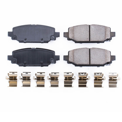 PowerStop Power Stop 18-19 Jeep Wrangler Rear Z17 Evolution Ceramic Brake Pads w/Hardware