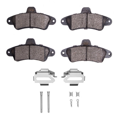 R1 Concepts R1 95-00 Ford Contour Rear Optimum OE Pads & Hardware Kit