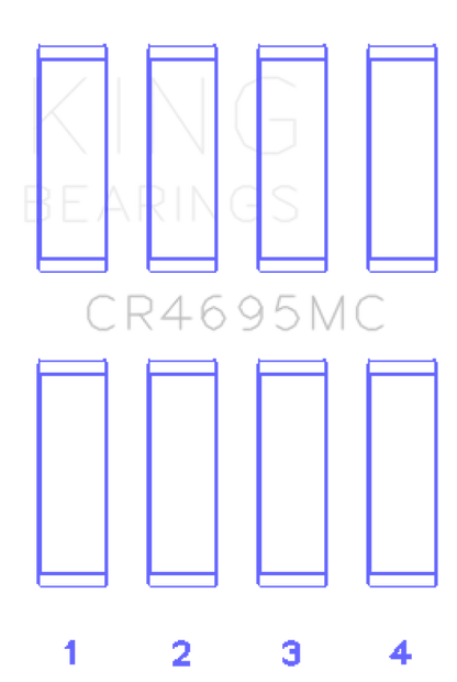 King Engine Bearings Ford Ecoboost 2.0L / 2.3L (Size 0.05) Connecting Rod Bearing Set