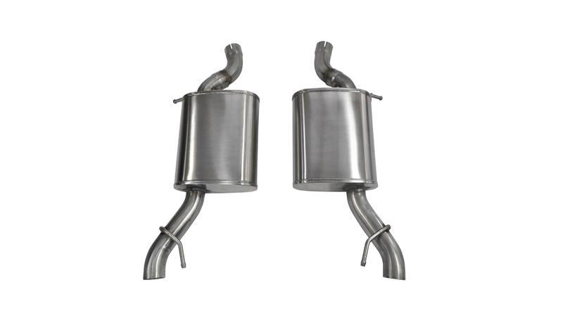 CORSA Performance Corsa 2014-16 Axle-Back Exhaust Dual Rear Polished Outlet 2014 Cadillac CTS Vsport 3.6L V6 Automatic