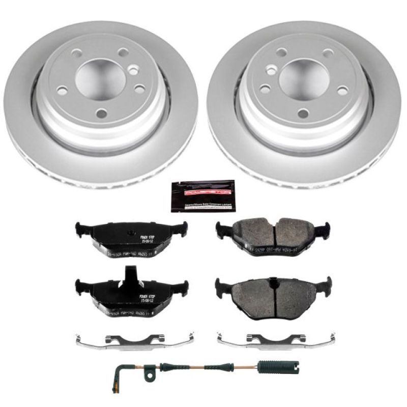 PowerStop Power Stop 01-03 BMW 525i Rear Z23 Evolution Sport Coated Brake Kit
