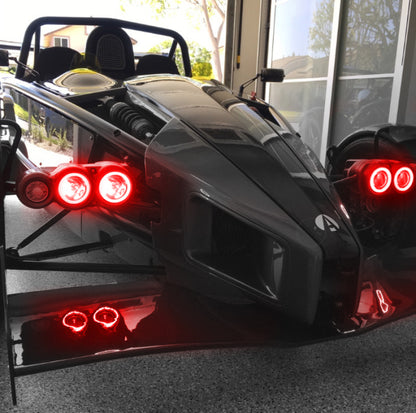ORACLE Lighting Oracle Ariel Atom 03-18 LED Dual Waterproof Halo Kit - ColorSHIFT