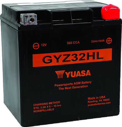 Yuasa Battery Yuasa GYZ32HL High Performance Maintenance Free AGM 12-Volt Battery