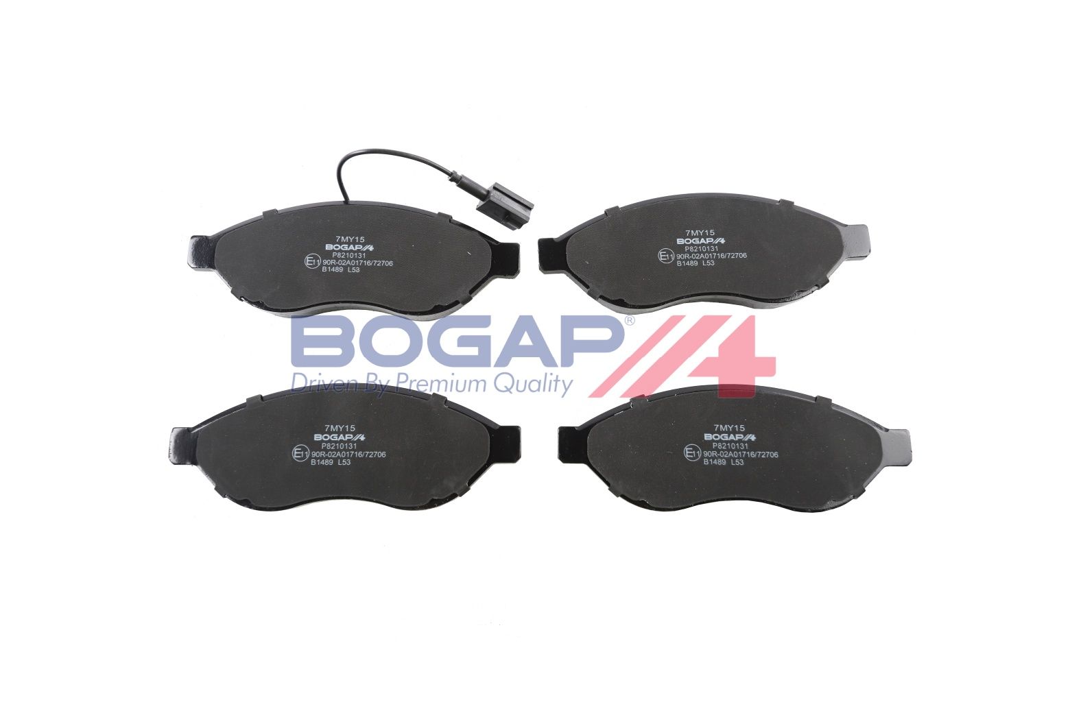 BOGAP P8210131 Brake Pad Set, Disc Brake