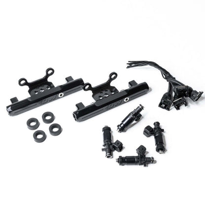 DeatschWerks 04-06 Subaru STI/LGT Side Feed to Top Feed Fuel Rail Conv Kit w/ 1200cc Injectors