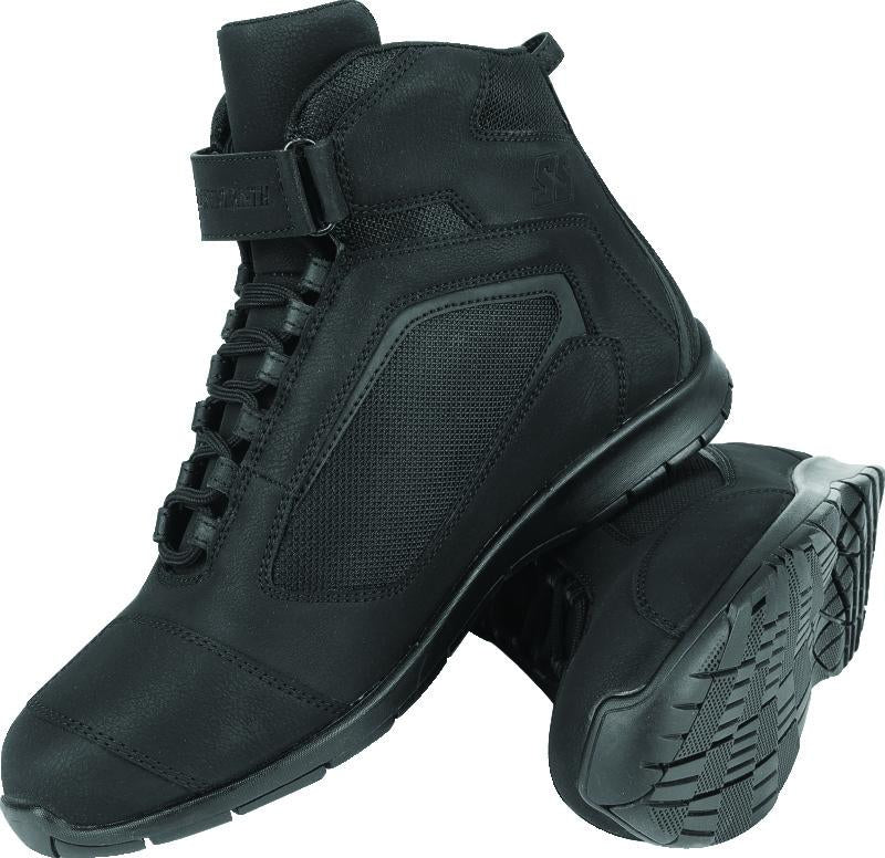 Speed and Strength Moment of Truth Leather Shoe Black Size - 9