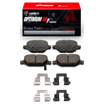 R1 Concepts R1 09-19 Fiat 500 (Mexico) Rear Optimum OE Pads & Hardware Kit