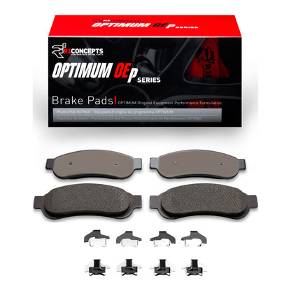 R1 Concepts R1 05-10 Ford F-350 Super Duty 2WD Rear Optimum OE Pads & Hardware Kit