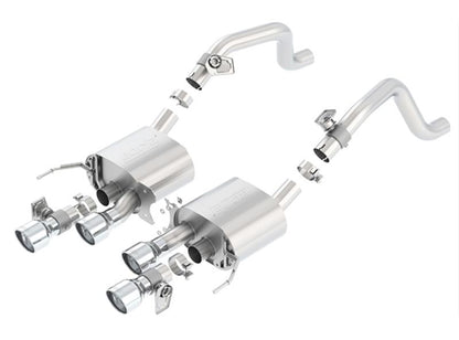 Borla 2014 Chevrolet Corvette C7 6.2L 8cyl S Type Exhaust w/ NPP Dual Mode (rear section only)