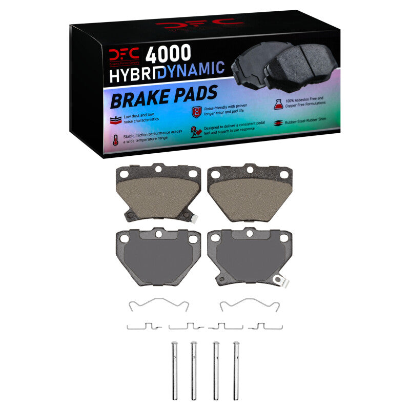 DFC 00-08 Pontiac Vibe Rear 4000 HybriDynamic Brake Pads and Hardware Kit