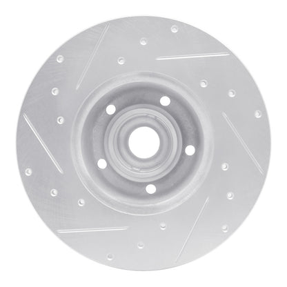R1 Concepts R1 79-85 Volkswagen Type 2 Front Right Drilled & Slotted Silver Brake Rotor